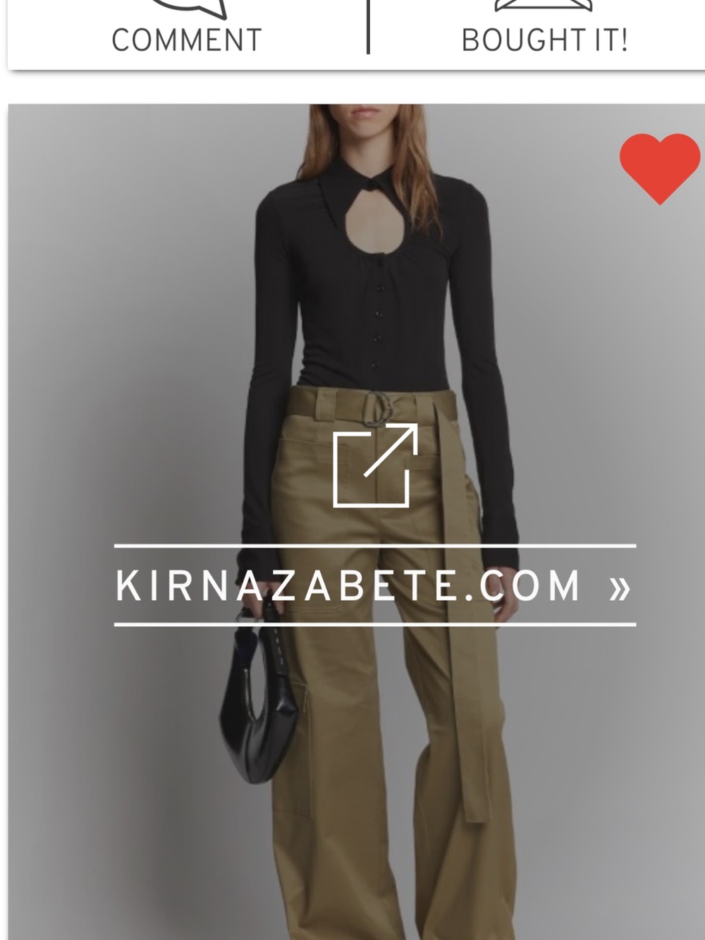 Women’s Proenza Schouler White Label Utility Pants with D-Ring Belt - Olive